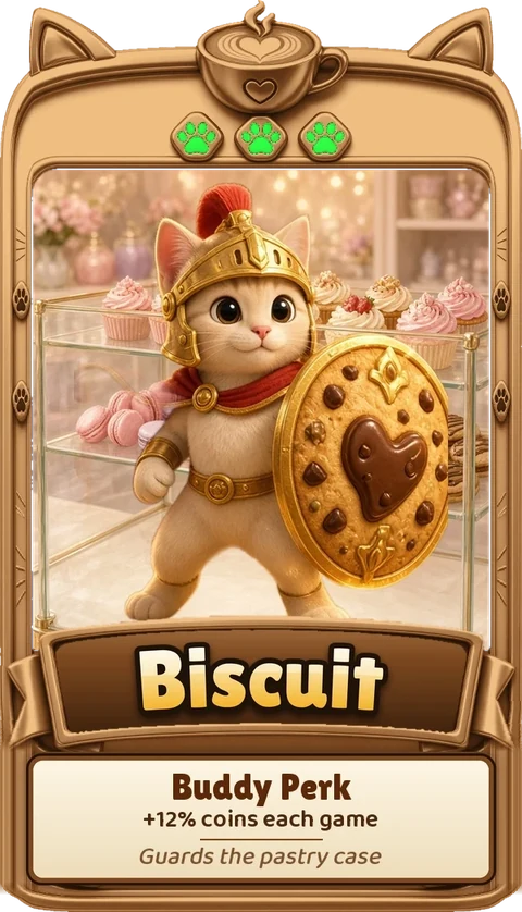 Biscuit cat card